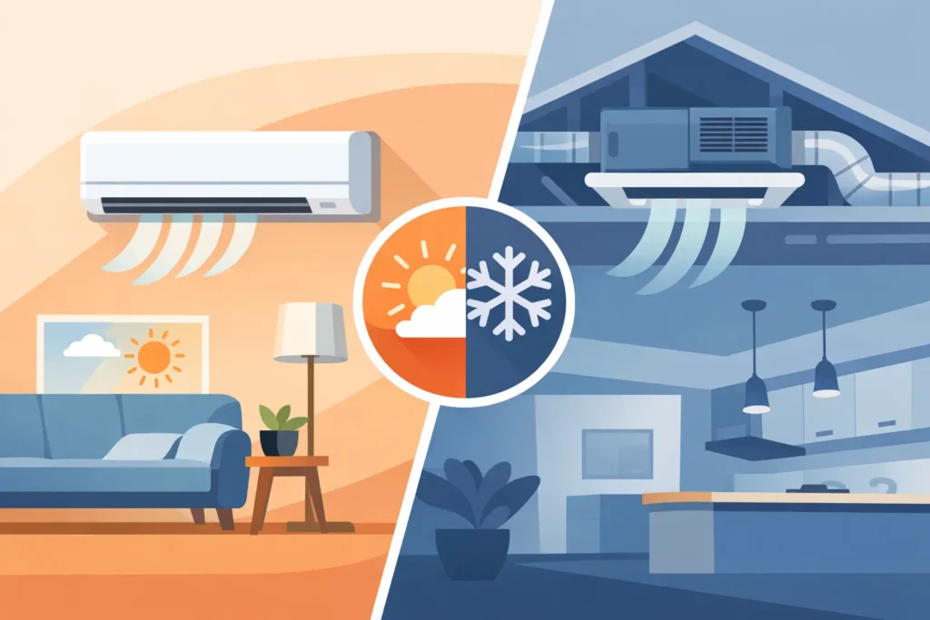 Split System vs Ducted Aircon