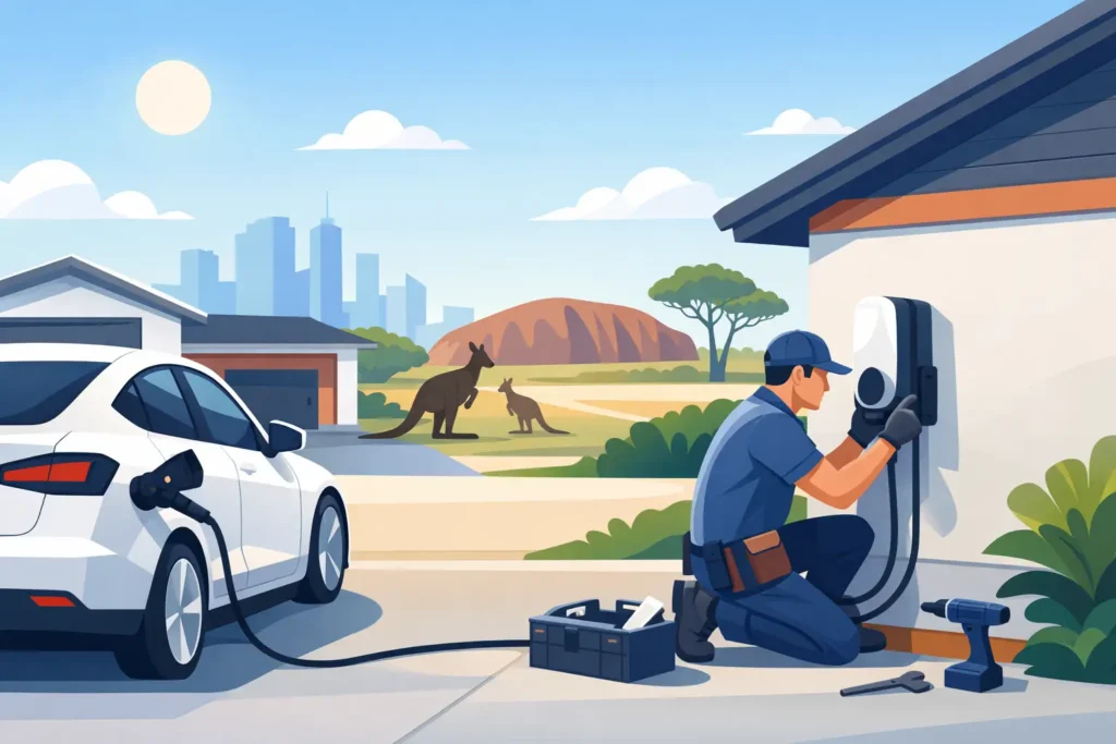 How to Install EV Charger at Home in Australia