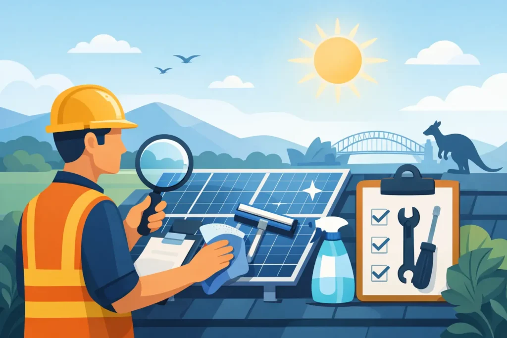 Solar Panel Maintenance Checklist for Australians